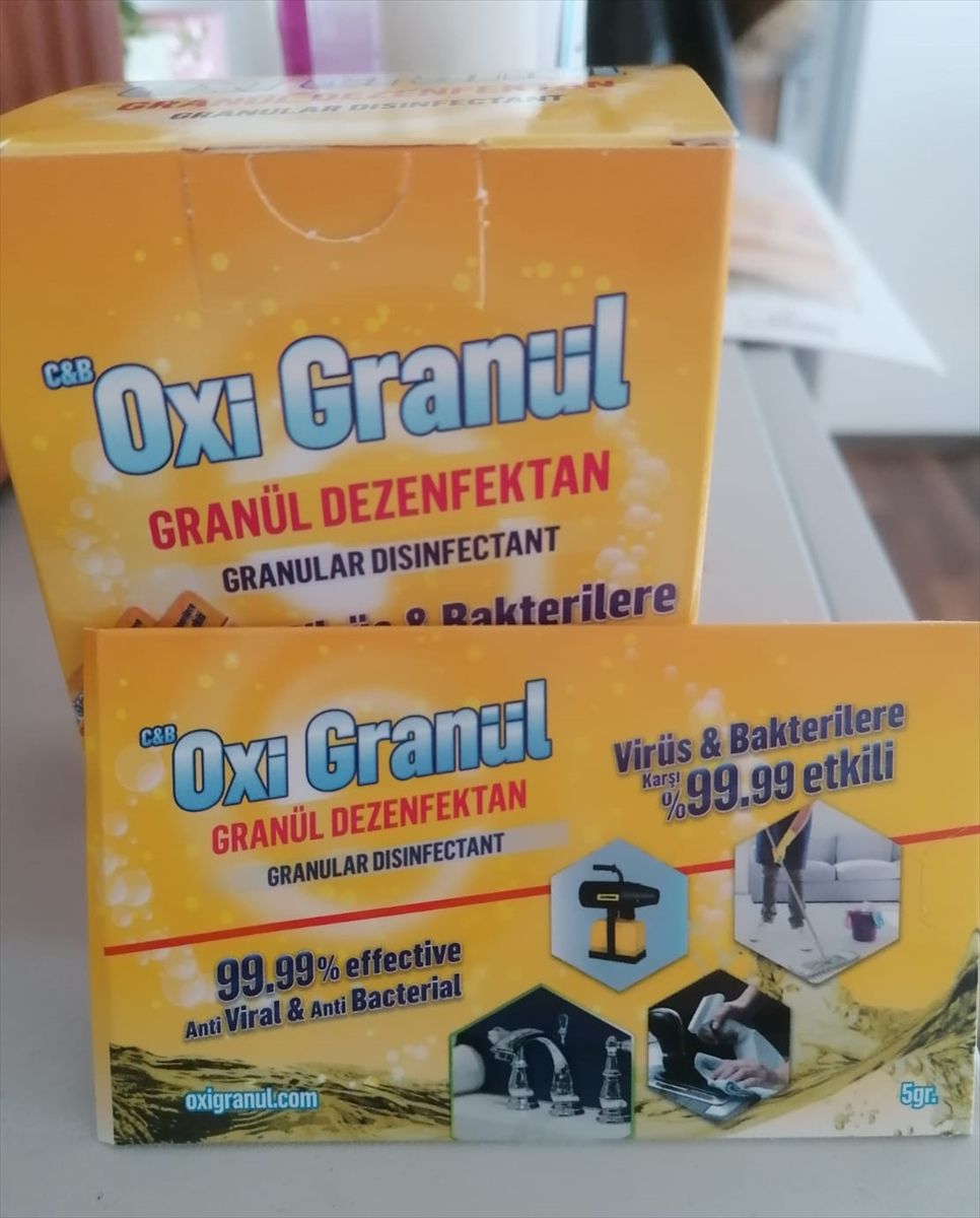 Türk girişimciler su bazlı granül dezenfektan üretti