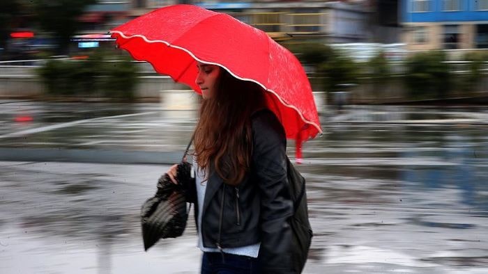 Meteoroloji sağanak yağışı için Uyardı