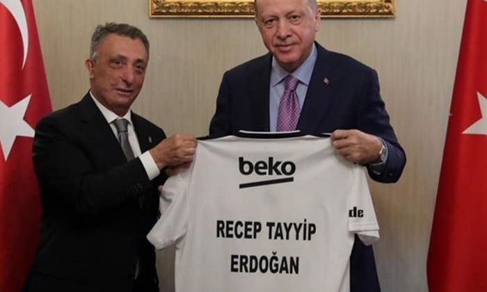 Erdoğan Şampiyon Beşiktaş’ı kabul etti