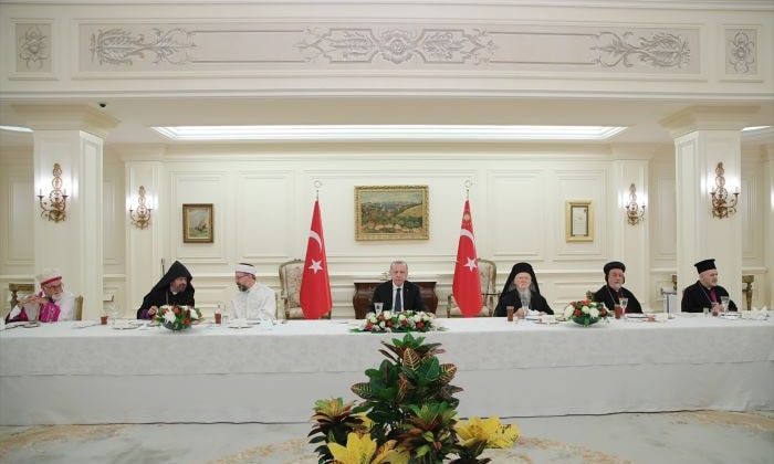 Erdoğan azınlık cemaat temsilcileriyle iftar yaptı