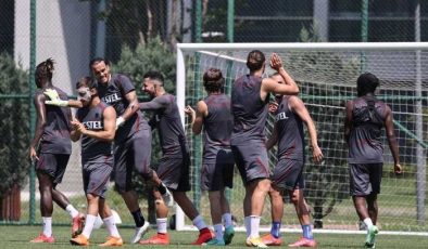 Trabzonspor’da yeni sezon hazırlıklarını sürdürüyor