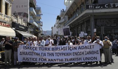 ‘Türk’ adına bile tahammülü olmayan Yunanistan’a protesto