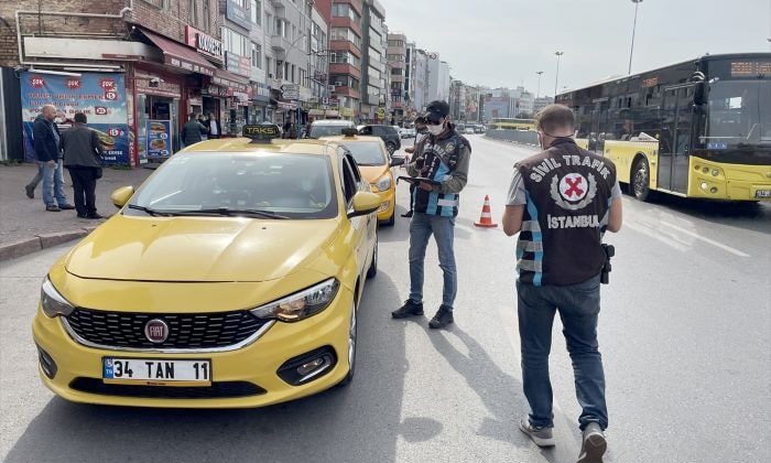 İstanbul’da taksi denetimleri sürüyor