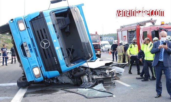 Kuzey Marmara Otoyolu’nda kaza