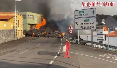 La Palma adasındaki volkan evleri yutmaya devam ediyor