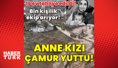 Anne kızı çamur yuttu!