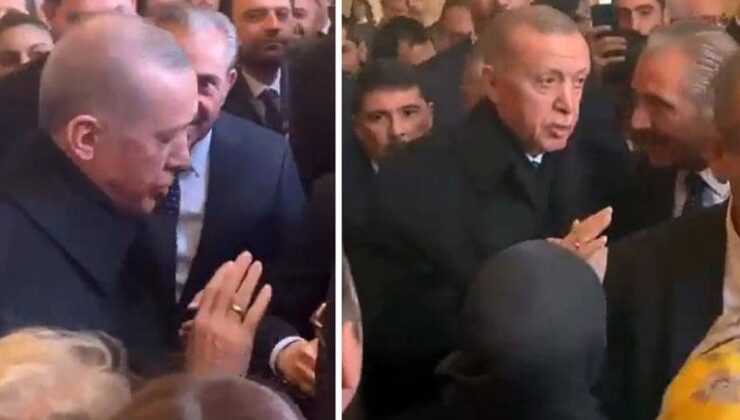 Erdoğan’la görüşmek isteyen aday adayının ısrarı ortaya ilginç görüntüler çıkardı