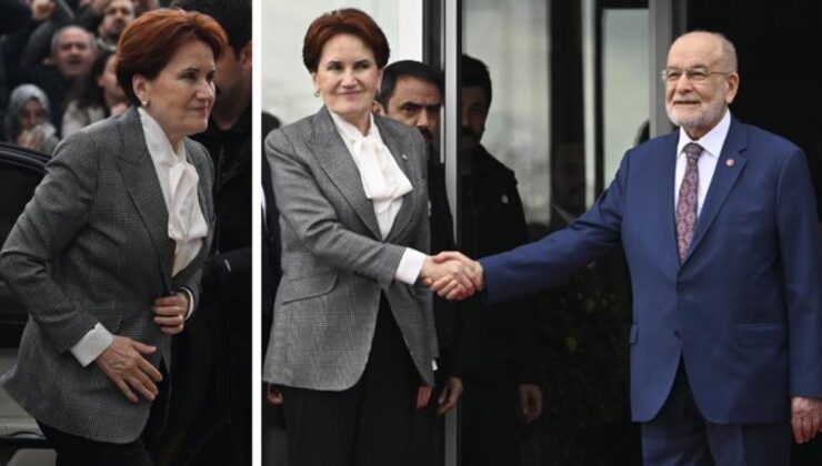 Meral Akşener’in 6’lı Masa’nın toplantısına geldiği an!