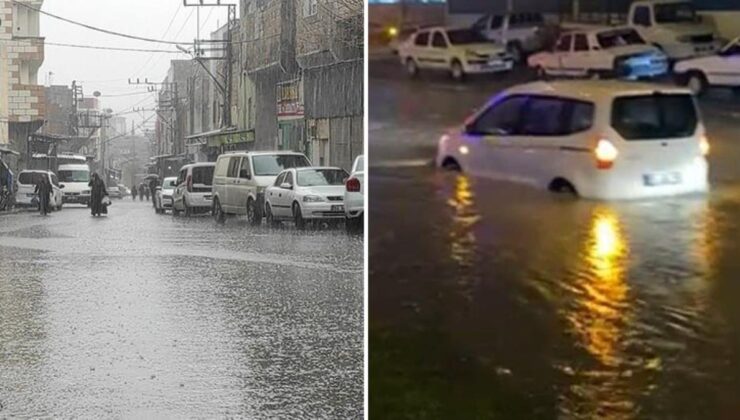 Şanlıurfa’da sağanak yağış hayatı felç etti, okullar 1 gün tatil edildi